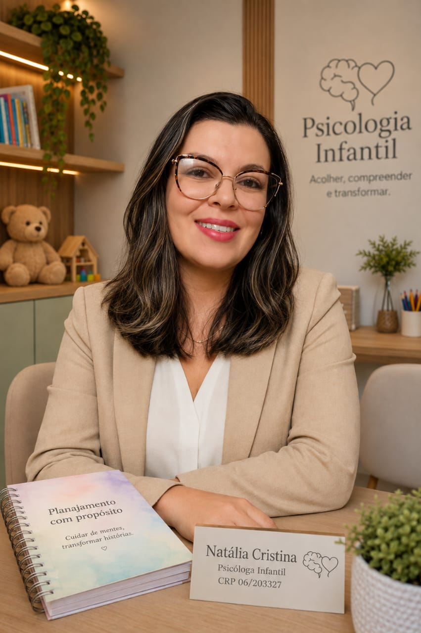 Natália Neves em seu consultório de psicologia infantil